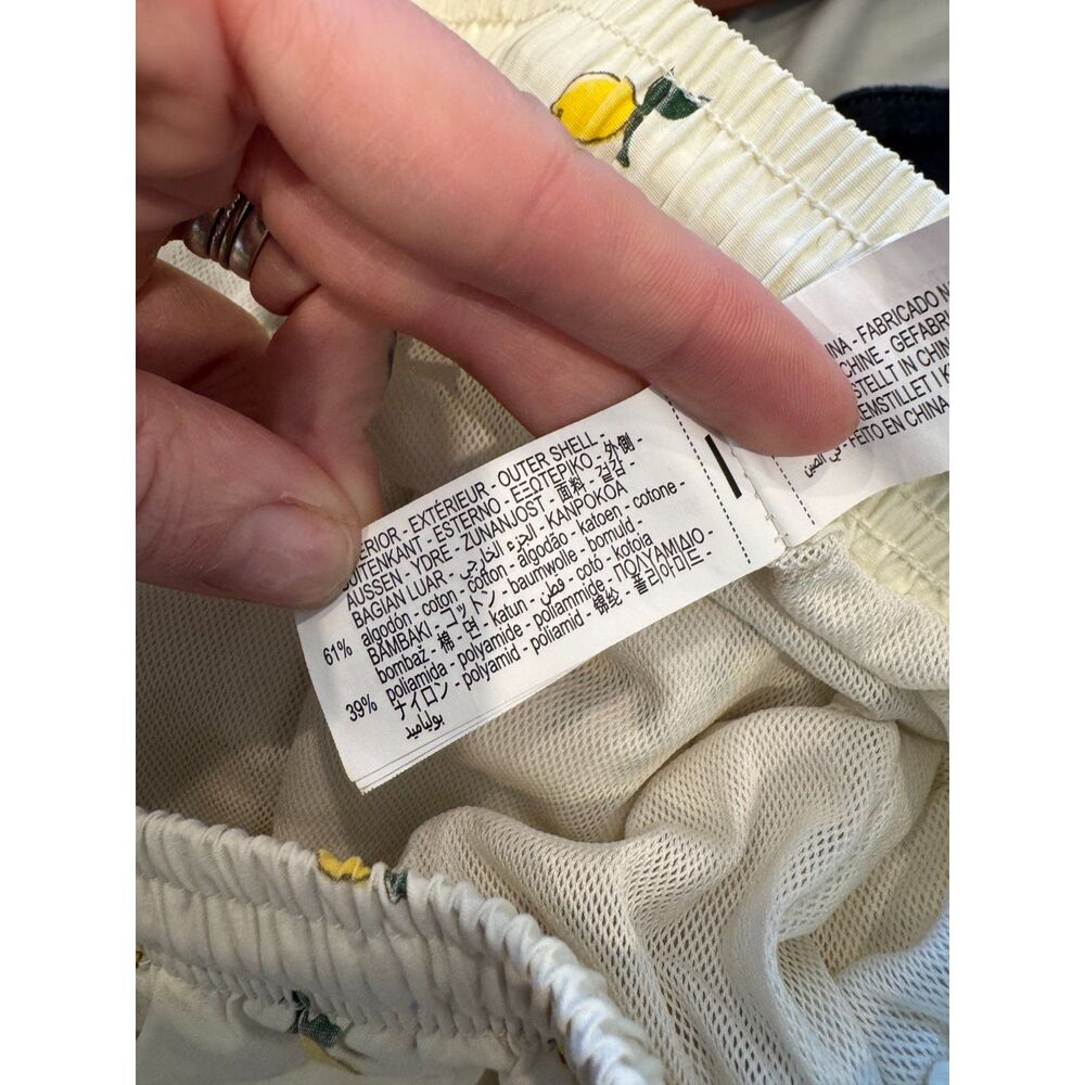 Zara Man Lemons Print Swim Trunks / Briefs NWOT Men’s XL - Picture 6 of 6